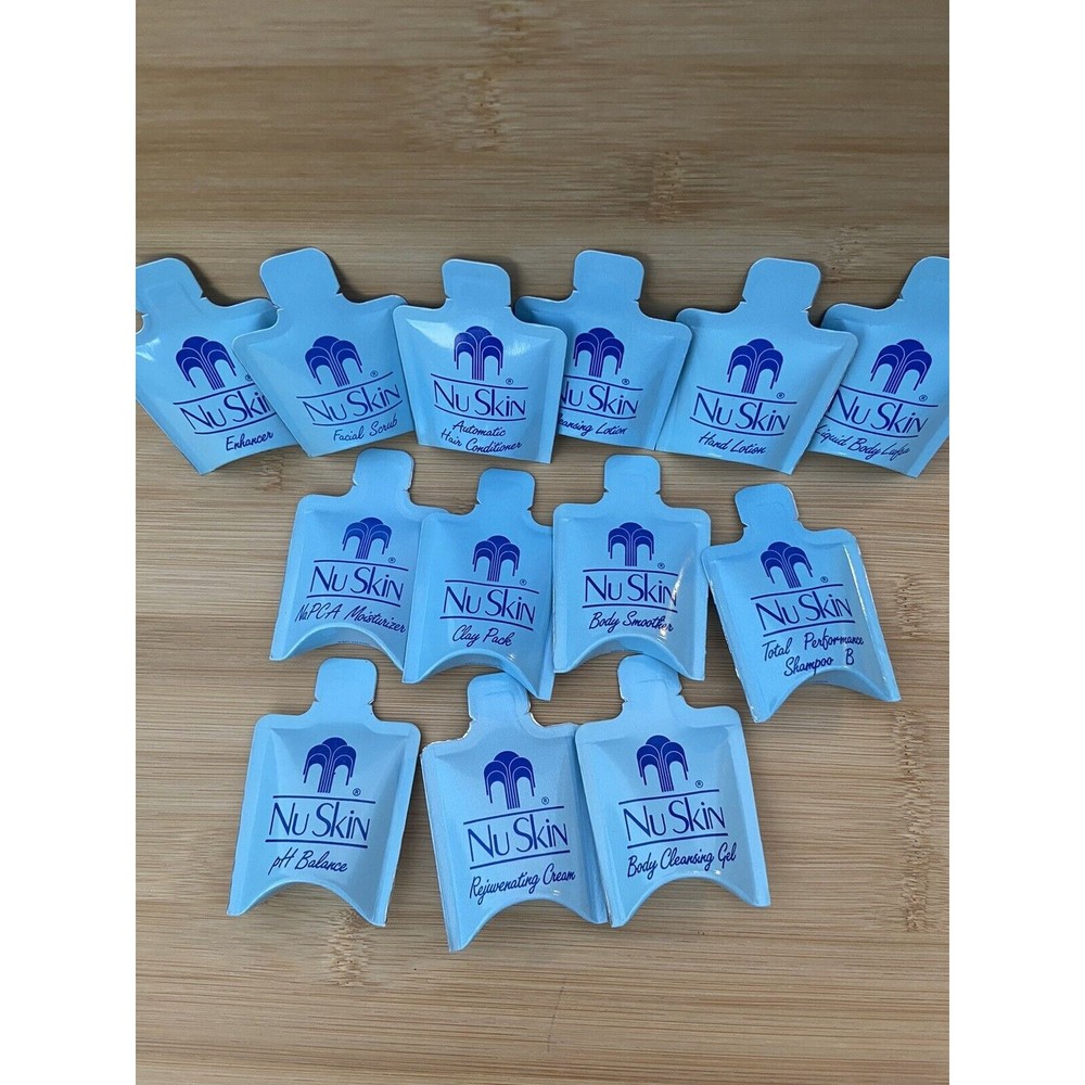 Nu Skin Assorted Samples Box Of 13 Trial Size Samples Luxury Skincare Haircare